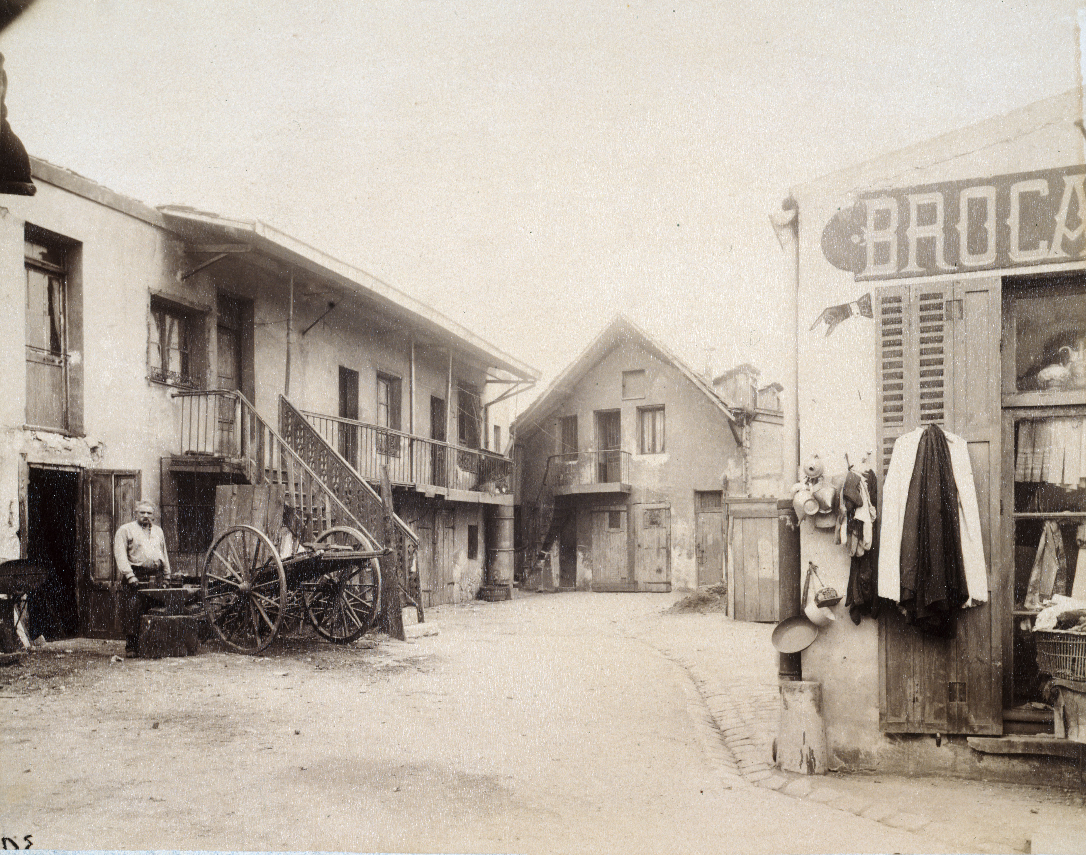 Cour butte aux Cailles, rue Bobillot, maggio 1900