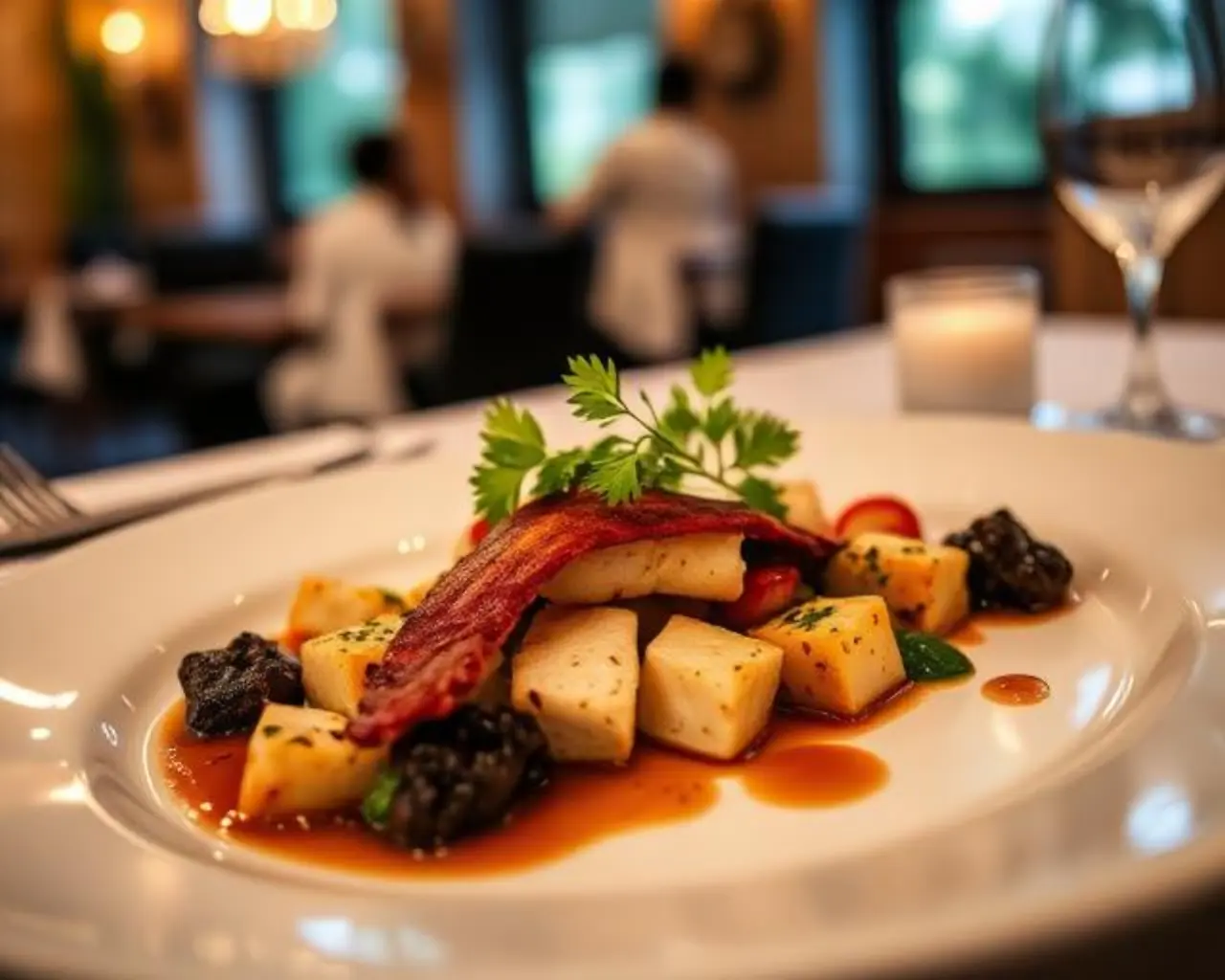 Plat gastronomique